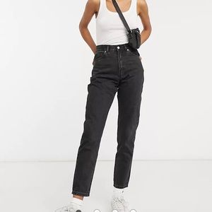 Dr Denim Nora Retro Black Mom Jeans